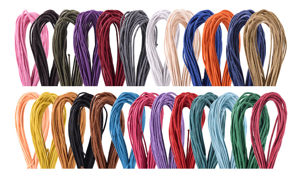 KONMAY Waxed Cotton Cord for Jewlery Making and Crafting