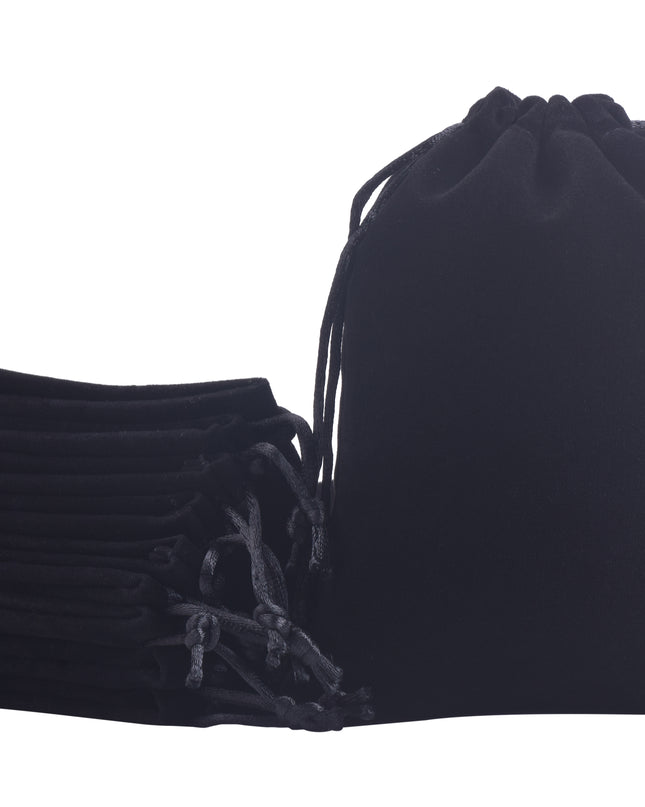 KONMAY Drawstring Velvet Gift Bags, Customizable Drawstring Jewellery Pouches