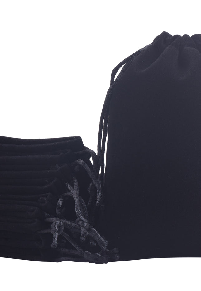 KONMAY Drawstring Velvet Gift Bags, Customizable Drawstring Jewellery Pouches