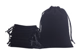 KONMAY Drawstring Velvet Gift Bags, Customizable Drawstring Jewellery Pouches