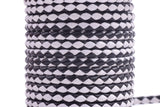 KONMAY 50 Yards 3.0mm Braided Jewelry Making Leather Cord, Bolo Tie Making Supplies