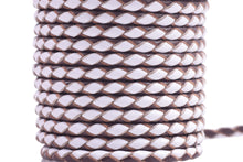 KONMAY 50 Yards 3.0mm Braided Jewelry Making Leather Cord, Bolo Tie Making Supplies