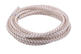 KONMAY 10 Yards 5.0mm Braided Leather Cord, Bolo Leather Cord for Jewellery Making