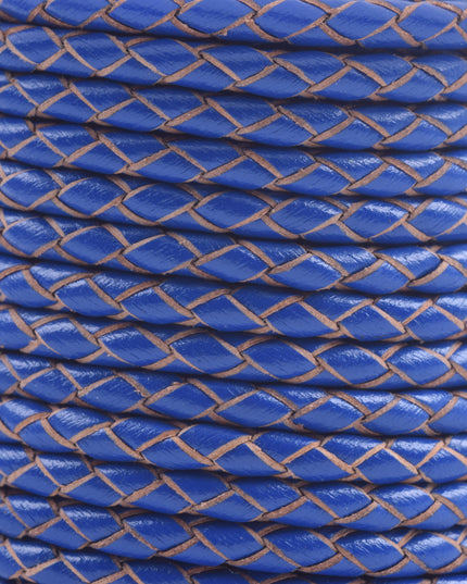 KONMAY 50 Yards 3.0mm Braided Jewelry Making Leather Cord, Bolo Tie Making Supplies