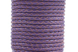 KONMAY 50 Yards 3.0mm Braided Jewelry Making Leather Cord, Bolo Tie Making Supplies