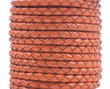 KONMAY 50 Yards 3.0mm Braided Jewelry Making Leather Cord, Bolo Tie Making Supplies