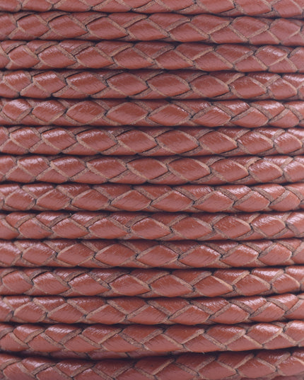 KONMAY 50 Yards 3.0mm Braided Jewelry Making Leather Cord, Bolo Tie Making Supplies