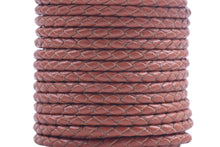 KONMAY 50 Yards 3.0mm Braided Jewelry Making Leather Cord, Bolo Tie Making Supplies
