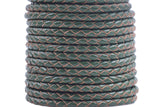 KONMAY 50 Yards 3.0mm Braided Jewelry Making Leather Cord, Bolo Tie Making Supplies