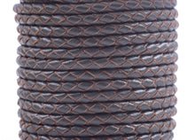 KONMAY 50 Yards 3.0mm Braided Jewelry Making Leather Cord, Bolo Tie Making Supplies