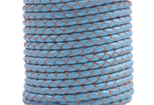 KONMAY 50 Yards 3.0mm Braided Jewelry Making Leather Cord, Bolo Tie Making Supplies