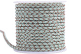 KONMAY 50 Yards 3.0mm Braided Jewelry Making Leather Cord, Bolo Tie Making Supplies