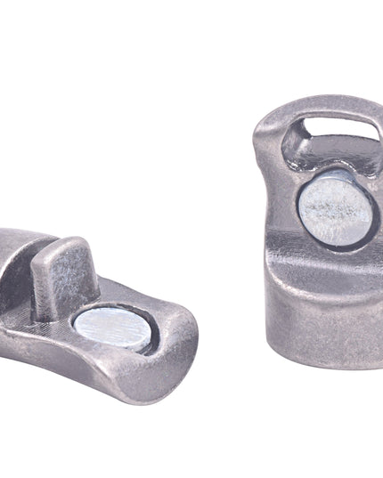 KONMAY 20 Sets 10.3x6.5mm Magnetic Clasp for Licorice Leather/Bracelet -1101