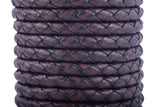 KONMAY 50 Yards 3.0mm Braided Jewelry Making Leather Cord, Bolo Tie Making Supplies