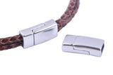 KONMAY 20 Sets 6.0mmx3.0mm Tiny Magnetic Jewelry Clasps for Bracelet Making-CLP1322