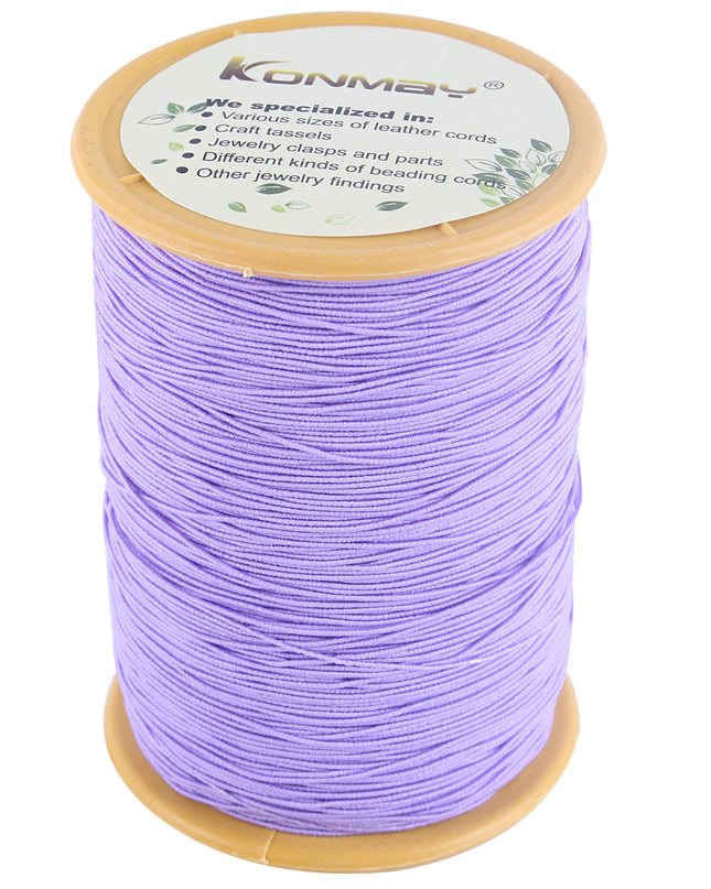 KONMAY 500 Meters 0.5mm Sewing Elastic Thread for Shirring, Smocking, Gathering, Tag Strings