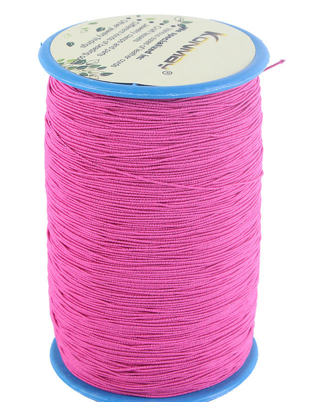 KONMAY 500 Meters 0.5mm Sewing Elastic Thread for Shirring, Smocking, Gathering, Tag Strings