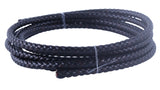 KONMAY 10 Yards 5.0mm Braided Leather Cord, Bolo Leather Cord for Jewellery Making