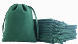 KONMAY Drawstring Velvet Gift Bags, Customizable Drawstring Jewellery Pouches