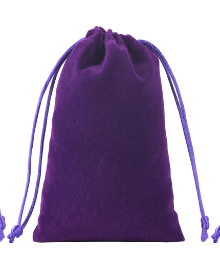 KONMAY Drawstring Velvet Gift Bags, Customizable Drawstring Jewellery Pouches