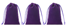 KONMAY Drawstring Velvet Gift Bags, Customizable Drawstring Jewellery Pouches