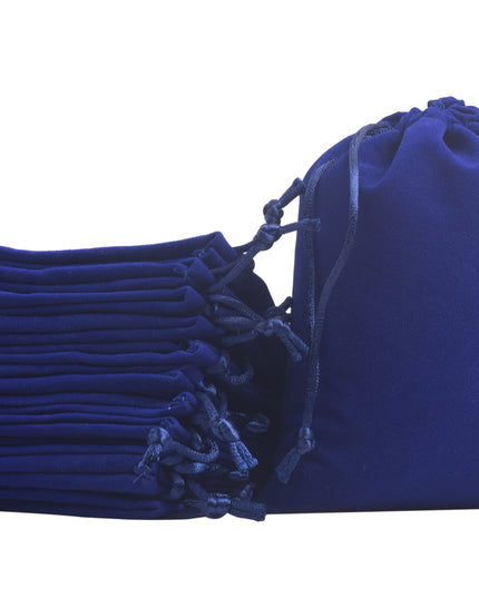 KONMAY Drawstring Velvet Gift Bags, Customizable Drawstring Jewellery Pouches