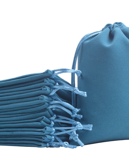 KONMAY Drawstring Velvet Gift Bags, Customizable Drawstring Jewellery Pouches