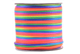KONMAY 5 Rolls 2.0mm  Nylon Satin Silk Beading Cord, Rattail Cord, Macrame Beading String