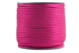 KONMAY 5 Rolls 2.0mm  Nylon Satin Silk Beading Cord, Rattail Cord, Macrame Beading String
