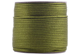 KONMAY 5 Rolls 2.0mm  Nylon Satin Silk Beading Cord, Rattail Cord, Macrame Beading String