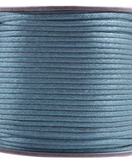 KONMAY 5 Rolls 2.0mm  Nylon Satin Silk Beading Cord, Rattail Cord, Macrame Beading String