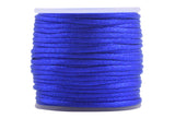 KONMAY 5 Rolls 2.0mm  Nylon Satin Silk Beading Cord, Rattail Cord, Macrame Beading String