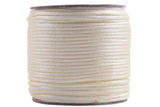 KONMAY 5 Rolls 2.0mm  Nylon Satin Silk Beading Cord, Rattail Cord, Macrame Beading String