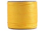 KONMAY 5 Rolls 2.0mm  Nylon Satin Silk Beading Cord, Rattail Cord, Macrame Beading String
