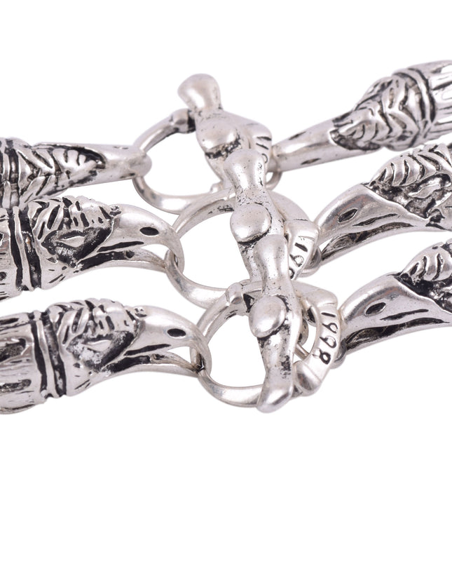 KONMAY 20 Sets Dia. 6.0mm Eagle Head Toggle Clasps for Jewelry Making-CLP1076