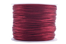 KONMAY 5 Rolls 1.5mm Nylon Rattail Satin Silk Beading Cord Macrame Thread for Jewelry Making, Chinese Knotting, Beading,