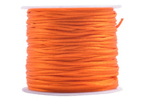 KONMAY 5 Rolls 1.5mm Nylon Rattail Satin Silk Beading Cord Macrame Thread for Jewelry Making, Chinese Knotting, Beading,