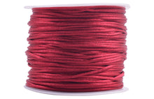 KONMAY 5 Rolls 1.5mm Nylon Rattail Satin Silk Beading Cord Macrame Thread for Jewelry Making, Chinese Knotting, Beading,