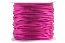KONMAY 5 Rolls 1.5mm Nylon Rattail Satin Silk Beading Cord Macrame Thread for Jewelry Making, Chinese Knotting, Beading,