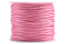 KONMAY 5 Rolls 1.5mm Nylon Rattail Satin Silk Beading Cord Macrame Thread for Jewelry Making, Chinese Knotting, Beading,