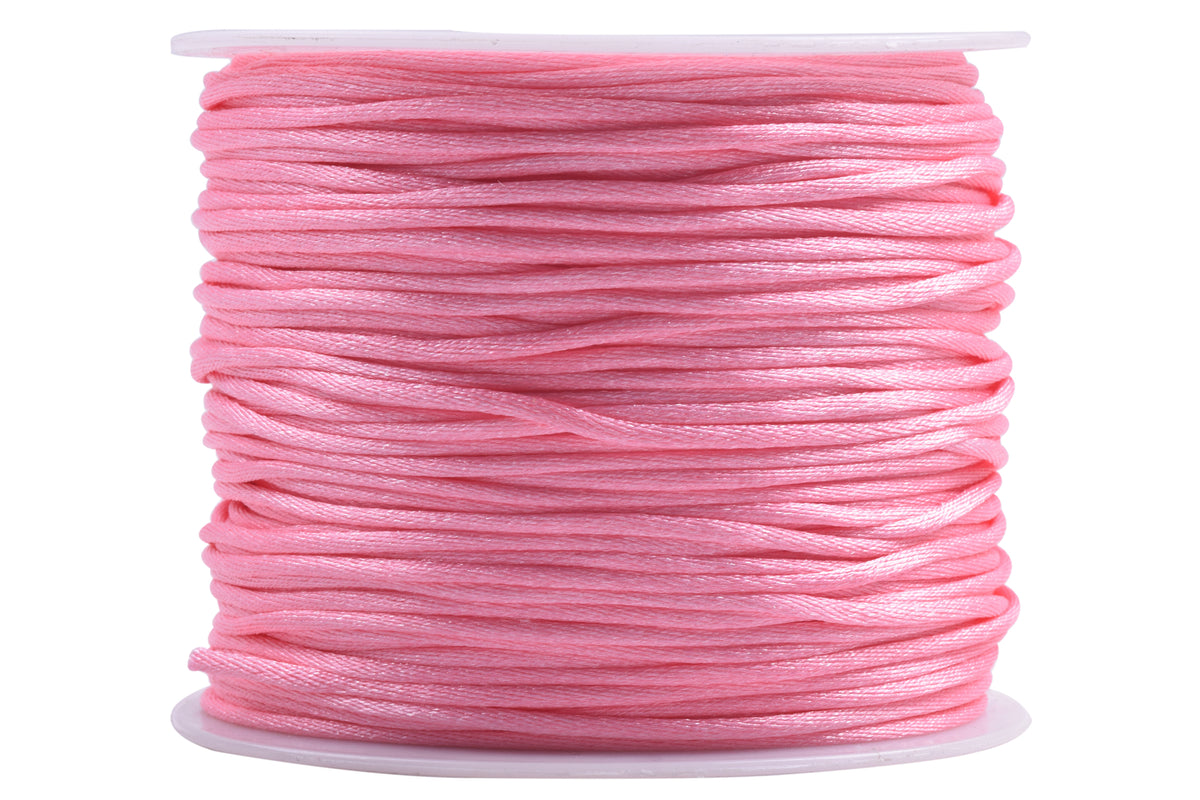Nylon satin cord 1,5mm/2m Petal Pink