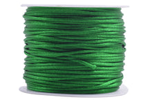 KONMAY 5 Rolls 1.5mm Nylon Rattail Satin Silk Beading Cord Macrame Thread for Jewelry Making, Chinese Knotting, Beading,