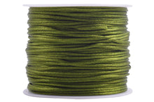 KONMAY 5 Rolls 1.5mm Nylon Rattail Satin Silk Beading Cord Macrame Thread for Jewelry Making, Chinese Knotting, Beading,