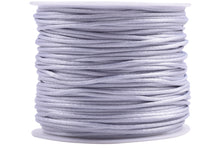 KONMAY 5 Rolls 1.5mm Nylon Rattail Satin Silk Beading Cord Macrame Thread for Jewelry Making, Chinese Knotting, Beading,
