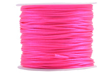 KONMAY 5 Rolls 1.5mm Nylon Rattail Satin Silk Beading Cord Macrame Thread for Jewelry Making, Chinese Knotting, Beading,