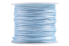 KONMAY 5 Rolls 1.5mm Nylon Rattail Satin Silk Beading Cord Macrame Thread for Jewelry Making, Chinese Knotting, Beading,
