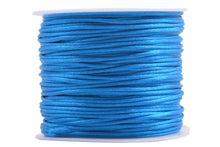 KONMAY 5 Rolls 1.5mm Nylon Rattail Satin Silk Beading Cord Macrame Thread for Jewelry Making, Chinese Knotting, Beading,