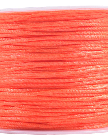 KONMAY 5 Rolls 1.5mm Nylon Rattail Satin Silk Beading Cord Macrame Thread for Jewelry Making, Chinese Knotting, Beading,