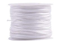 KONMAY 5 Rolls 1.5mm Nylon Rattail Satin Silk Beading Cord Macrame Thread for Jewelry Making, Chinese Knotting, Beading,