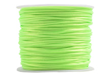 KONMAY 5 Rolls 1.5mm Nylon Rattail Satin Silk Beading Cord Macrame Thread for Jewelry Making, Chinese Knotting, Beading,